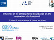 Research paper thumbnail of Influence of the atmospheric disturbance on the respiration of a forest soil