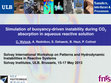 Research paper thumbnail of Simulation of buoyancy-driven instability during CO2 absorption in aqueous reactive solution