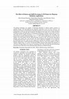 Research paper thumbnail of The Effect of Pattern and Infill Percentage in 3D Printer for Phantom Radiation Applications