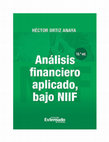 Research paper thumbnail of Analisis financiero aplicado bajo niif 16a edicion