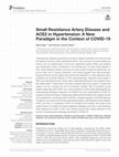 Research paper thumbnail of Small Resistance Artery Disease and ACE2 in Hypertension: A New Paradigm in the Context of COVID-19