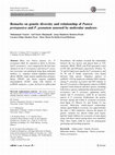 Research paper thumbnail of Remarks on genetic diversity and relationship of Punica protopunica and P. granatum assessed by molecular analyses