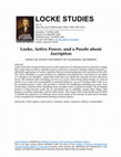 Research paper thumbnail of Locke, Active Power, and a Puzzle about Ascription