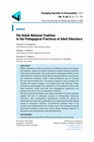 Research paper thumbnail of The The Uzbek National Tradition in the Pedagogical Practices of Adult Educators