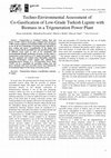 Research paper thumbnail of Techno-Environmental Assessment Of Co-Gasification Of Low-Grade Turkish Lignite With Biomass In A Trigeneration Power Plant