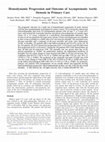 Research paper thumbnail of Hemodynamic Progression and Outcome of Asymptomatic Aortic Stenosis in Primary Care