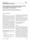 Research paper thumbnail of Role of quantitative myocardial positron emission tomography for risk stratification in patients with hypertrophic cardiomyopathy: a 2016 reappraisal