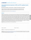 Research paper thumbnail of Immunohistochemical expression of ER-α and PR in papillary thyroid carcinoma