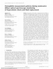 Research paper thumbnail of Hemoglobin measurement patterns during noninvasive diffuse optical spectroscopy monitoring of hypovolemic shock and fluid replacement