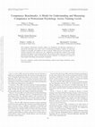 Research paper thumbnail of Competency benchmarks: A model for understanding and measuring competence in professional psychology across training levels