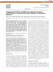 Research paper thumbnail of Comparing the effects of different exogenous hormone combinations on seed-derived callus induction in Nicotiana tabacum