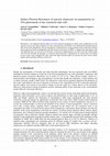 Research paper thumbnail of Surface Plasmon Resonance of sparsely dispersed Au nanoparticles in TiO 2 photoanode of dye sensitised solar cells