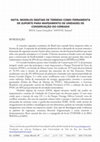 Research paper thumbnail of Modelos Digitais De Terreno Como Ferramenta De Suporte Para Mapeamento De Unidades De Conservação Do Cerrado