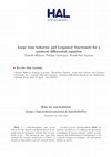 Research paper thumbnail of Large time behavior and Lyapunov functionals for a nonlocal differential equation