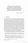 Research paper thumbnail of The Case of Certain Iranian Assets: The Standard for Joining Preliminary Objections to the Merits Revisited and the Treatment of State-Owned Enterprises before the International Court of Justice