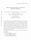 Research paper thumbnail of Deformation quantization of geometric quantum mechanics