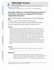 Research paper thumbnail of Racial-Ethnic Differences in Parental Body Image Perceptions of Preschoolers: Implications for Engaging Minority Parents in Weight-Related Discussions