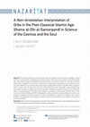 Research paper thumbnail of A Non-Aristotelian Interpretation of Orbs in the Post-Classical Islamic Age: Shams al-Dın al-Samarqandı in Science of the Cosmos and the Soul