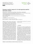 Research paper thumbnail of Parameter sensitivity analysis of a 1-D cold region lake model for land-surface schemes