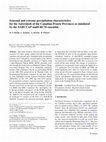 Research paper thumbnail of Seasonal and extreme precipitation characteristics for the watersheds of the Canadian Prairie Provinces as simulated by the NARCCAP multi-RCM ensemble