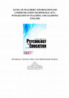 Research paper thumbnail of Level of Teachers’ Information and Communication Technology (ICT)  Integration in Teaching and Learning English