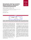 Research paper thumbnail of Stereoselective Aldol-Type Cyclization Reaction Mediated by Dibutylboron Triflate/Diisopropylethylamine