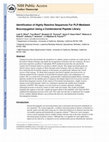 Research paper thumbnail of Faculty of 1000 evaluation for Identification of highly reactive sequences for PLP-mediated bioconjugation using a combinatorial peptide library