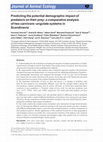 Research paper thumbnail of Predicting the potential demographic impact of predators on their prey: a comparative analysis of two carnivore–ungulate systems in Scandinavia