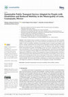 Research paper thumbnail of Sustainable Public Transport Service Adapted for People with Disabilities and Reduced Mobility in the Municipality of León, Guanajuato, Mexico