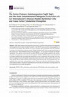 Research paper thumbnail of The Serine Protease Autotransporters TagB, TagC, and Sha from Extraintestinal Pathogenic Escherichia coli Are Internalized by Human Bladder Epithelial Cells and Cause Actin Cytoskeletal Disruption