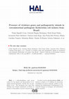 Research paper thumbnail of Presence of virulence genes and pathogenicity islands in extraintestinal pathogenic Escherichia coli isolates from Brazil