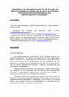 Research paper thumbnail of Desarrollo e implementación de un sistema de gestión gerencial basado en el bsc y el proceso de planificación estrategica del