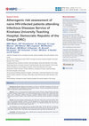 Research paper thumbnail of Atherogenic risk assessment of naive HIV-infected patients attending Infectious Diseases Service of Kinshasa University Teaching Hospital, Democratic Republic of the Congo (DRC)