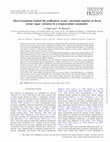 Research paper thumbnail of Micro-organisms behind the pollination scenes: microbial imprint on floral nectar sugar variation in a tropical plant community