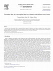 Research paper thumbnail of Peristaltic flow of a micropolar fluid in a channel with different wave forms