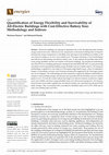 Research paper thumbnail of Quantification of Energy Flexibility and Survivability of All-Electric Buildings with Cost-Effective Battery Size: Methodology and Indexes