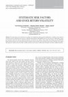 Research paper thumbnail of Systematic risk factors and stock return volatility