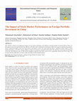 Research paper thumbnail of International Journal of Economics and Financial Issues The Impact of Stock Market Performance on Foreign Portfolio Investment in China