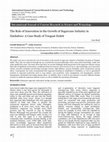 Research paper thumbnail of MUNYORO & TYORERA (2023) THE ROLE OF INNOVATION IN THE GROWTH OF SUGARCANE INDUSTRY IN ZIMBABWE