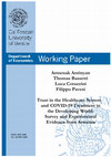 Research paper thumbnail of Trust in the Healthcare System and COVID-19 Treatment in the Developing World. Survey and Experimental Evidence from Armenia