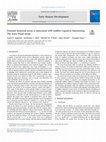 Research paper thumbnail of Prenatal maternal stress is associated with toddler cognitive functioning: The Iowa Flood Study