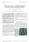 Research paper thumbnail of Study of the linearity of CABRI experimental ionization chambers during RIA transients