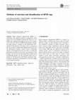 Research paper thumbnail of Methods of selection and identification of RFID tags