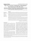 Research paper thumbnail of Day Care Coronary Angiogram in Bangladesh- Our Experience with 100 cases