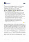 Research paper thumbnail of Determination of Region of Influence Obtained by Aircraft Vertical Profiles Using the Density of Trajectories from the HYSPLIT Model