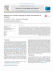 Research paper thumbnail of Monetary cost of family caregiving for people with dementia in Singapore