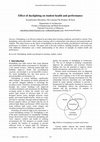 Research paper thumbnail of Effect of daylighting on student health and performance