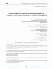 Research paper thumbnail of El apoyo familiar en el proceso de integración educativa de estudiantes con necesidades educativas en condición de discapacidad