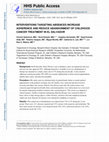 Research paper thumbnail of Interventions targeting absences increase adherence and reduce abandonment of childhood cancer treatment in El Salvador