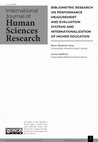 Research paper thumbnail of Bibliometric Research on Performance Measurement and Evaluation Systems and Internationalization of Higher Education